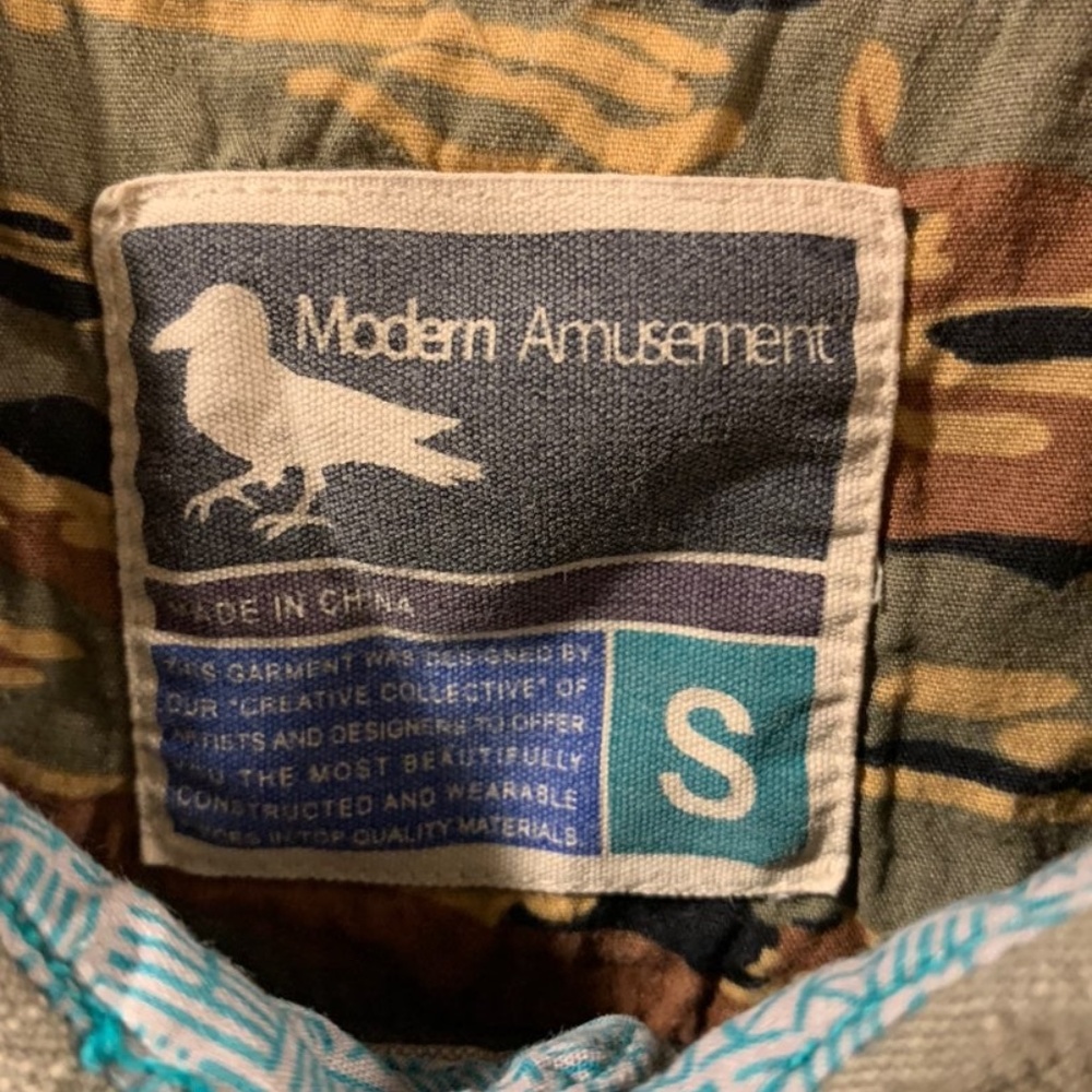 Modern Amusement Casual Button Down - Picture 5 of 5